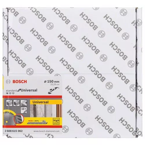Diamantový dělicí kotouč Standard for Universal 150 × 22,23 (balení 10 ks) BOSCH 2608615062