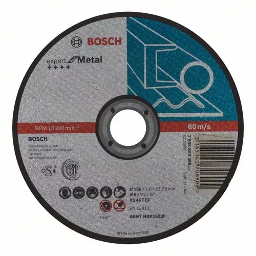 Dělicí kotouč rovný Expert for Metal  BOSCH 2608603398
