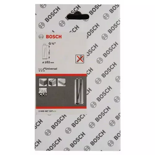 Diamantová vrtací korunka pro vrtání za sucha G 1/2" BOSCH 2608587327