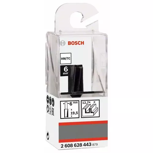 Drážkovací fréza, 6 mm, D1 12,7 mm, L 19,6 mm, G 51 mm  BOSCH 2608628443