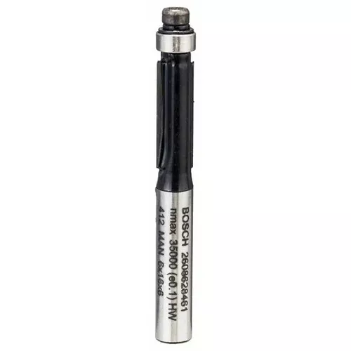 Zarovnávací fréza, 6 mm, D1 6,35 mm, L 16,1 mm, G 54 mm  BOSCH 2608628461