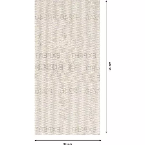 Brusné mřížky EXPERT M480 pro vibrační brusky 93 × 186 mm, P240, 10 ks BOSCH 2608900749