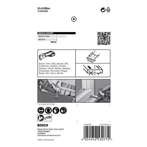 5dílná sada pilových listů EXPERT MultiMax AIZ 32 APIT pro víceúčelové nástroje, 32 mm BOSCH 2608900025