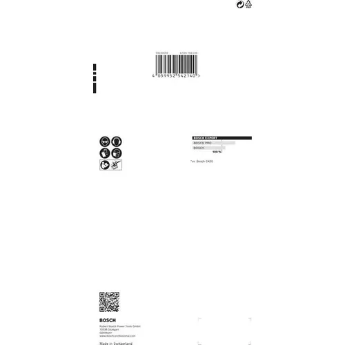 Brusný papír EXPERT C470 se 14 otvory pro vibrační brusky 115 × 280 mm, G 100, 10 ks BOSCH 2608900876