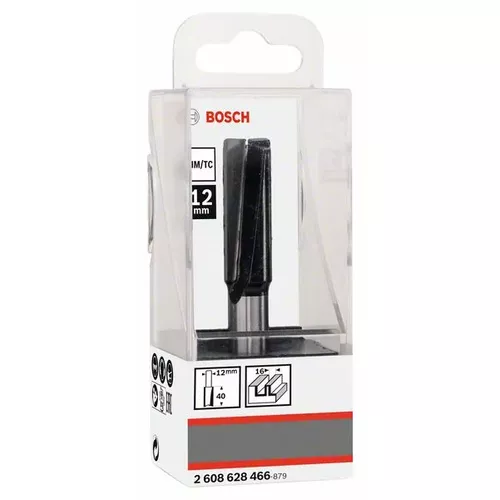 Drážkovací fréza, 12 mm, D1 16 mm, L 40 mm, G 81 mm  BOSCH 2608628466
