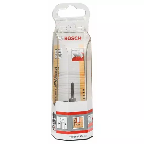 Drážkovací fréza Expert for Wood, masivní, plný karbid, 8 mm, D1 4 mm, L 15,8 mm, G 50,7 mm  BOSCH 2608629354