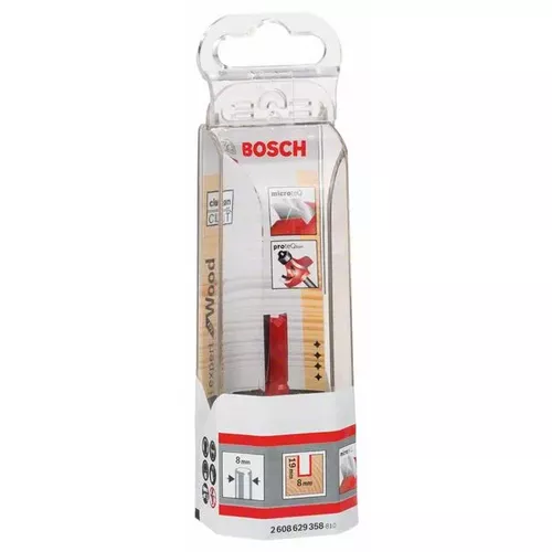 Drážkovací fréza Expert for Wood, karbid, 8 mm, D1 8 mm, L 19 mm, G 52 mm  BOSCH 2608629358