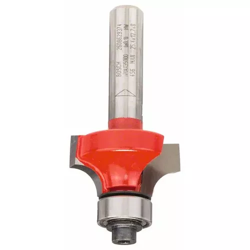 Zaoblovací fréza Expert for Wood, 8 mm, D 25,4 mm, R1 6,35 mm, L 12,7 mm, G 55 mm  BOSCH 2608629374