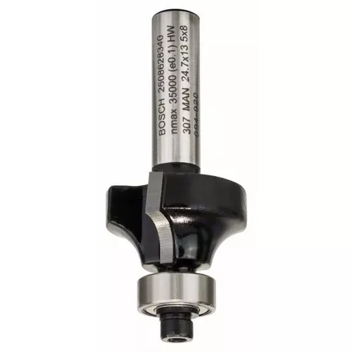 Zaoblovací fréza, 8 mm, R1 6 mm, L 13,2 mm, G 53 mm  BOSCH 2608628340