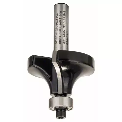 Zaoblovací fréza, 8 mm, R1 12 mm, L 19 mm, G 60 mm  BOSCH 2608628343