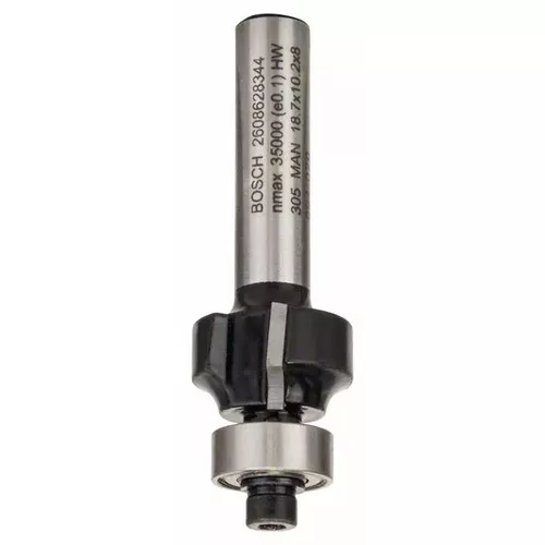 Zaoblovací fréza, 8 mm, R1 3 mm, L 10,2 mm, G 53 mm  BOSCH 2608628344