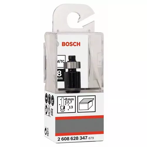Zarovnávací fréza, 8 mm, D1 12,7 mm, L 13 mm, G 56 mm  BOSCH 2608628347