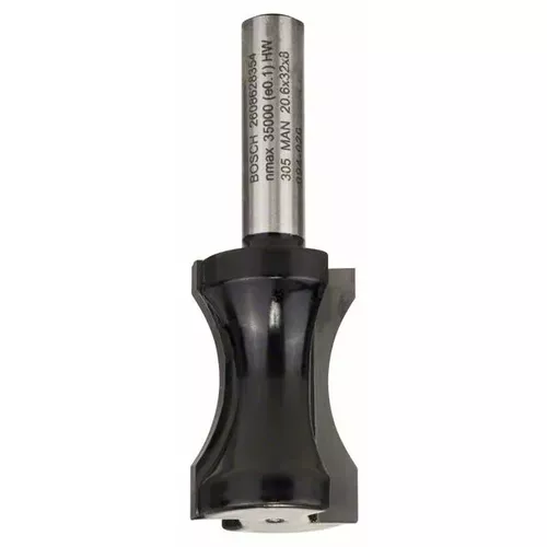 Fréza na ploché zaoblení, 8 mm, R1 18,3 mm, D 20,6 mm, L 32 mm, G 63,5 mm  BOSCH 2608628354