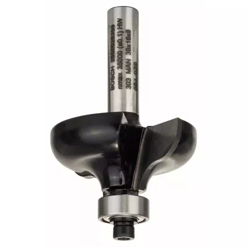 Fréza na tvorbu hran F, 8 mm, R1 6,35 mm, D 38 mm, L 15,7 mm, G 57 mm  BOSCH 2608628359