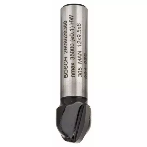 Žlábkovací fréza, 8 mm, R1 6 mm, D 12 mm, L 9,2 mm, G 40 mm  BOSCH 2608628368