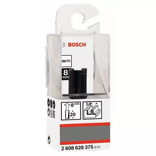 Drážkovací fréza, 8 mm, D1 14 mm, L 19,6 mm, G 51 mm  BOSCH 2608628375