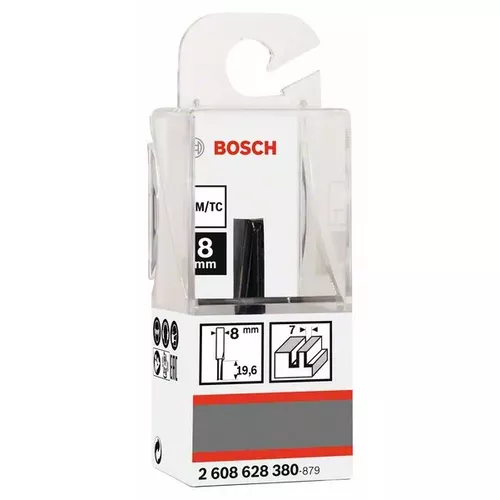Drážkovací fréza, 8 mm, D1 7 mm, L 19,6 mm, G 51 mm  BOSCH 2608628380