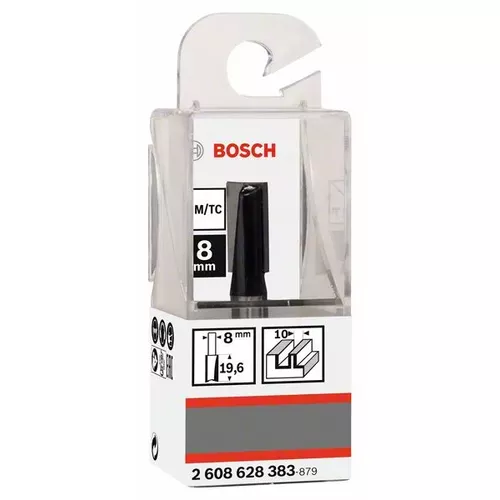 Drážkovací fréza, 8 mm, D1 10 mm, L 19,6 mm, G 51 mm  BOSCH 2608628383