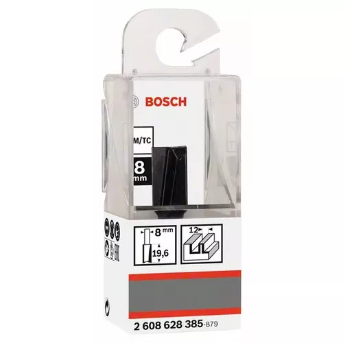 Drážkovací fréza, 8 mm, D1 12 mm, L 19,6 mm, G 51 mm  BOSCH 2608628385