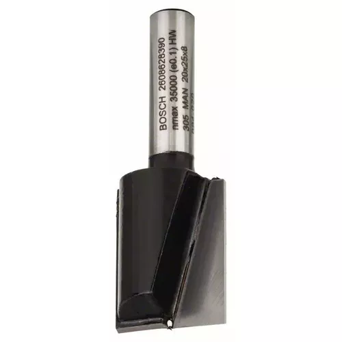 Drážkovací fréza, 8 mm, D1 20 mm, L 24,6 mm, G 56 mm  BOSCH 2608628390