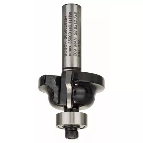 Fréza na tvorbu hran B, 8 mm, R1 4 mm, B 8 mm, L 12,4 mm, G 54 mm  BOSCH 2608628394