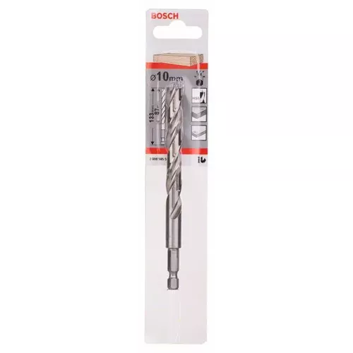 Spirálový vrták do dřeva s šestihrannou stopkou 1/4"  BOSCH 2608595524