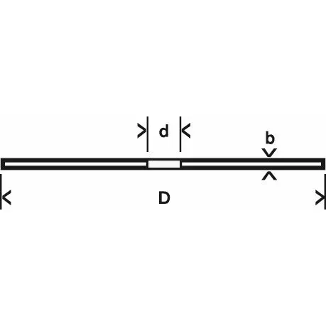 Dělicí kotouč rovný Standard for Inox  BOSCH 2608603170