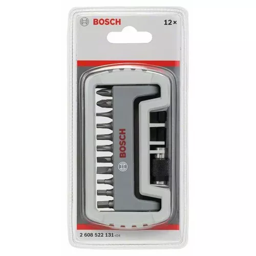 Sada 11 kusů šroubovacích nástavců s držákem bitů PH/PZ/T/S/HEX  BOSCH 2608522131