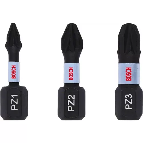 Nástavce Impact Control PZ, 3 ks BOSCH 2608522471