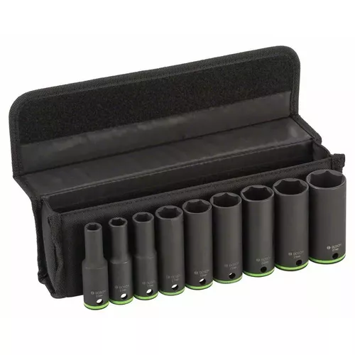 9dílná sada nástavců 10–27 mm, dlouhé BOSCH 2608551101