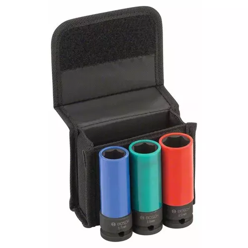 3dílná sada nástavců 17/19/21 mm BOSCH 2608551102