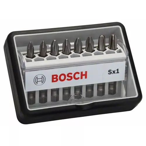 Sada šroubovacích nástavců Robust Line, Sx PH, verze Extra Hard, 8 kusů  BOSCH 2607002556