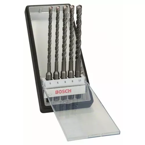 5dílná sada spirálových vrtáků do kladiv Robust Line SDS plus-5, 6–10 mm BOSCH 2607019928