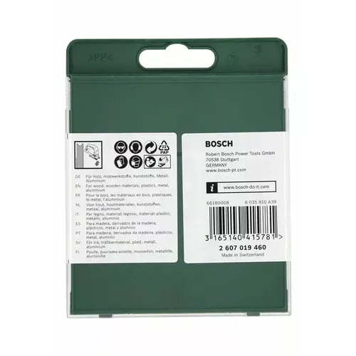  10dílná kazeta s pilovými plátky na dřevo/kov/plast (stopka U) BOSCH 2607019460