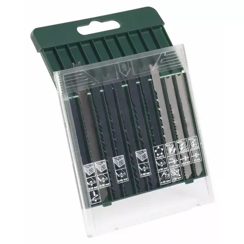  10dílná kazeta s pilovými plátky na dřevo/kov/plast (stopka U) BOSCH 2607019460