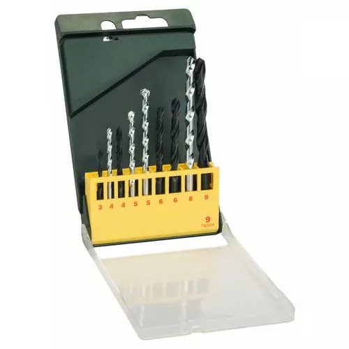  9dílná sada vrtáků do kovu a do kamene BOSCH 2607019443