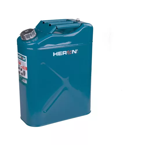 Kanystr ocelový na benzín, 20l HERON-prislusenstvi 8898143
