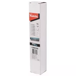 Makita E-16601 sada nástrčných klíčů čtyřhran 1/2" IMPACT BLACK 8 ks v textilním pouzdru