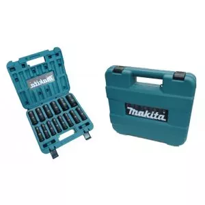 Makita E-16586 sada nástrčných klíčů prodloužených čtyřhran 1/2" IMPACT BLACK 14 ks v plastovém kufru