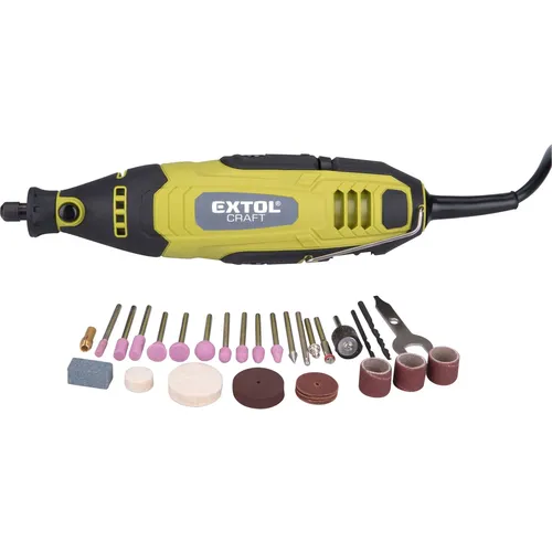 Bruska přímá, 40ks příslušenství, 135w EXTOL CRAFT 404112