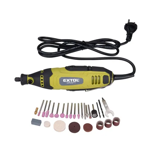Bruska přímá, 40ks příslušenství, 135w EXTOL CRAFT 404112