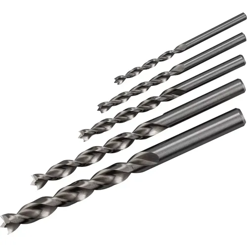 Vrtáky pro rychlé a přesné vrtání do každého druhu dřeva 5-SET HSS-G WSP NAREX