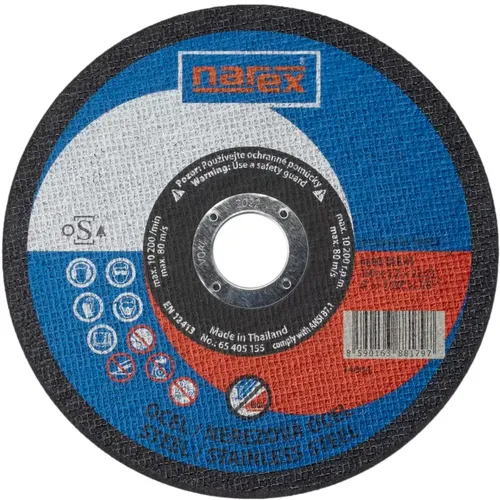 Řezný kotouč 2v1 pro řezání běžné a ušlechtilé oceli RK ø 150×1.2×22.2 A 60Q-BFB 41 NAREX