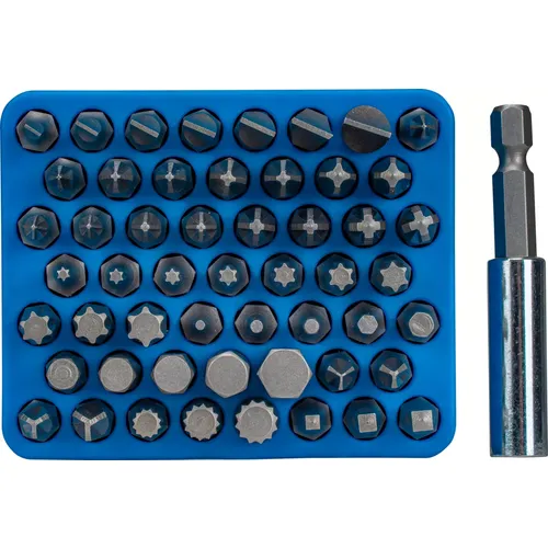 54dílná sada bitů s magnetickým organizérem 54-Bit Box M NAREX