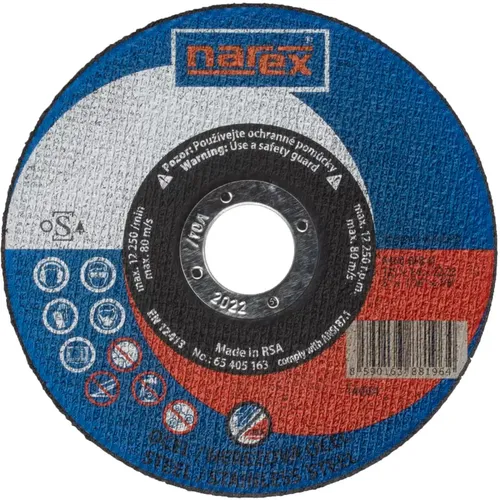 Řezný kotouč 2v1 pro řezání běžné a ušlechtilé oceli SET RK ø 125×1.6×22.2 A 46Q-BFB 41 NAREX