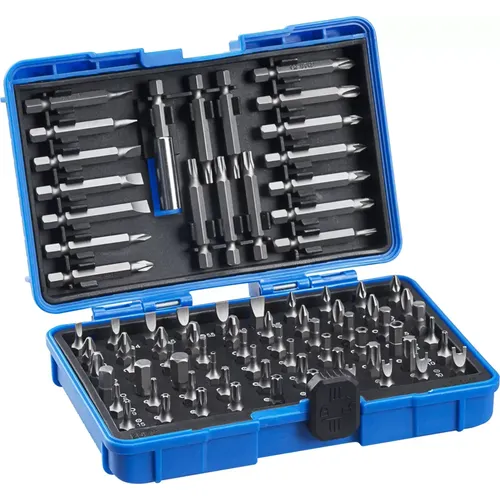 80dílná sada šroubovacích bitů Industrial-CrV 80-Bit Box NAREX