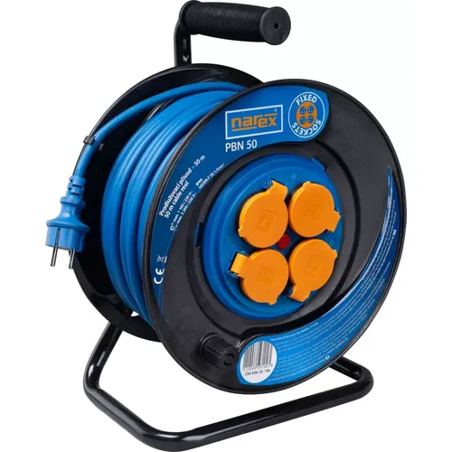 Gumový prodlužovací kabel na bubnu – 50 m PBN 50 NAREX