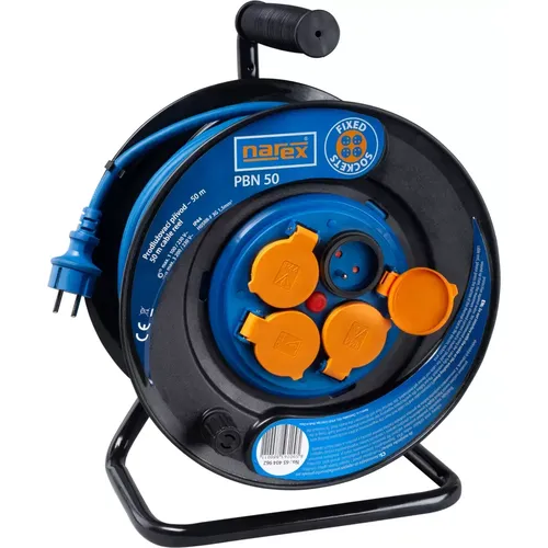 Gumový prodlužovací kabel na bubnu – 50 m PBN 50 NAREX