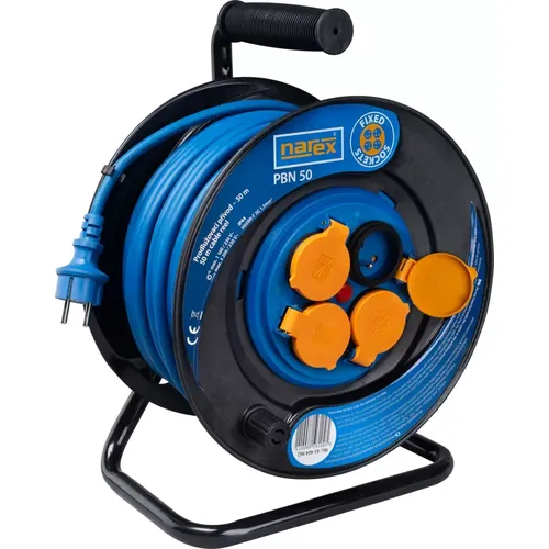 Gumový prodlužovací kabel na bubnu – 50 m PBN 50 NAREX