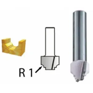 Makita D-48240 Profilová fréza stopka 8 mm,12,7x9,5x41,5 mm STOP
